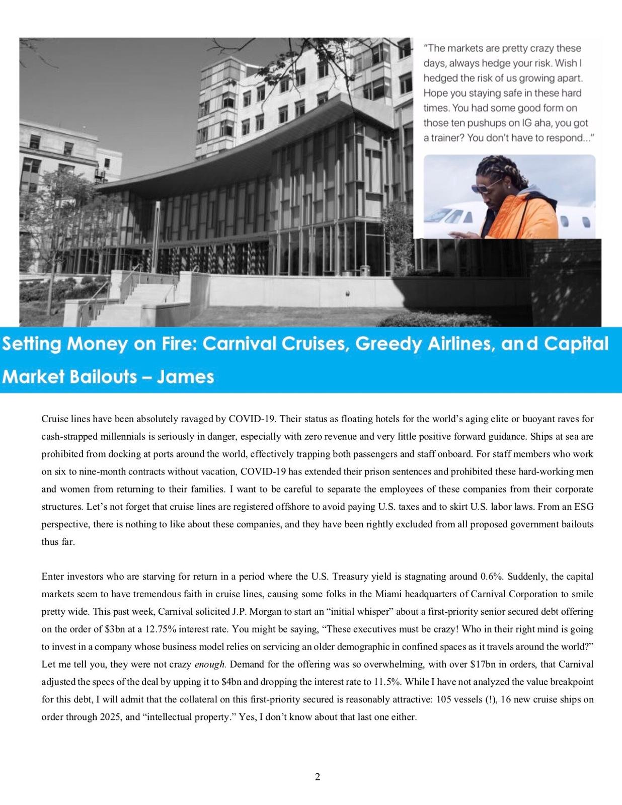 April 2020 Newsletter, page 2